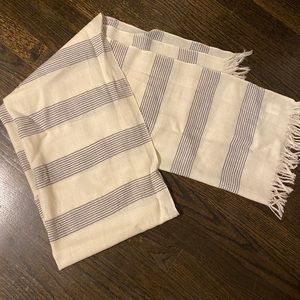 Blue Stripe Scarf